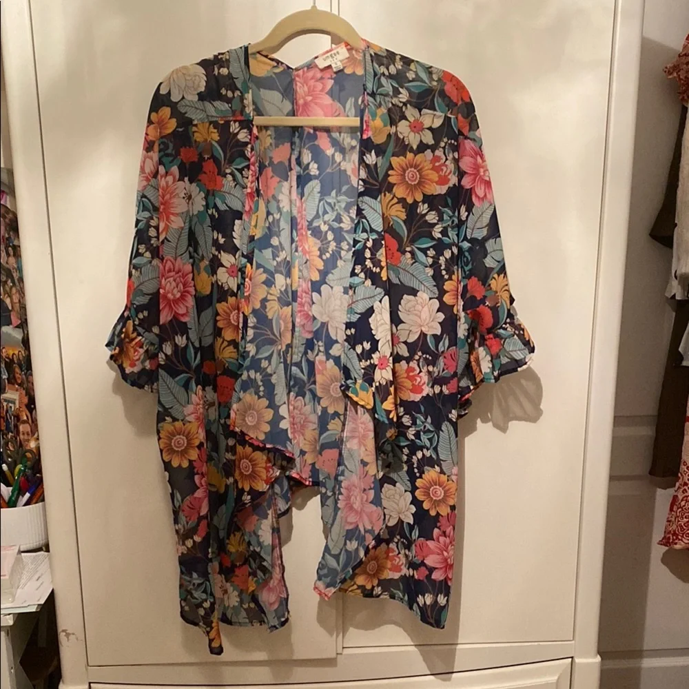 Umgee Floral Kimono GYPSY BOHO KIMONO